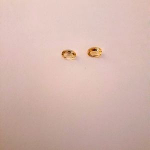 Yellow Topaz matching pair